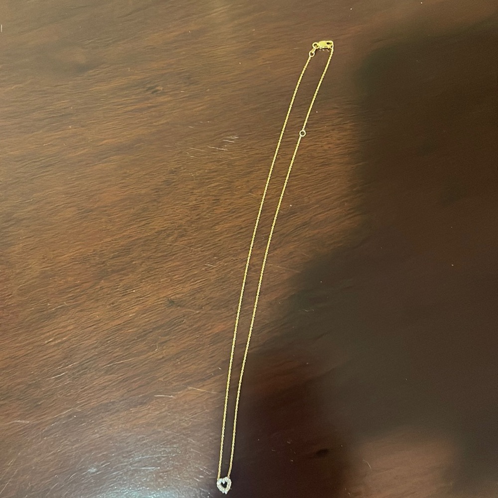 Roberto Coin 18k tiny treasures heart necklace